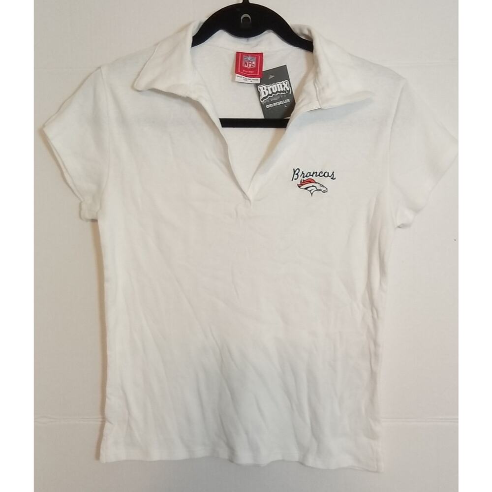 Denver Broncos NFL for Her White Shirt Medium